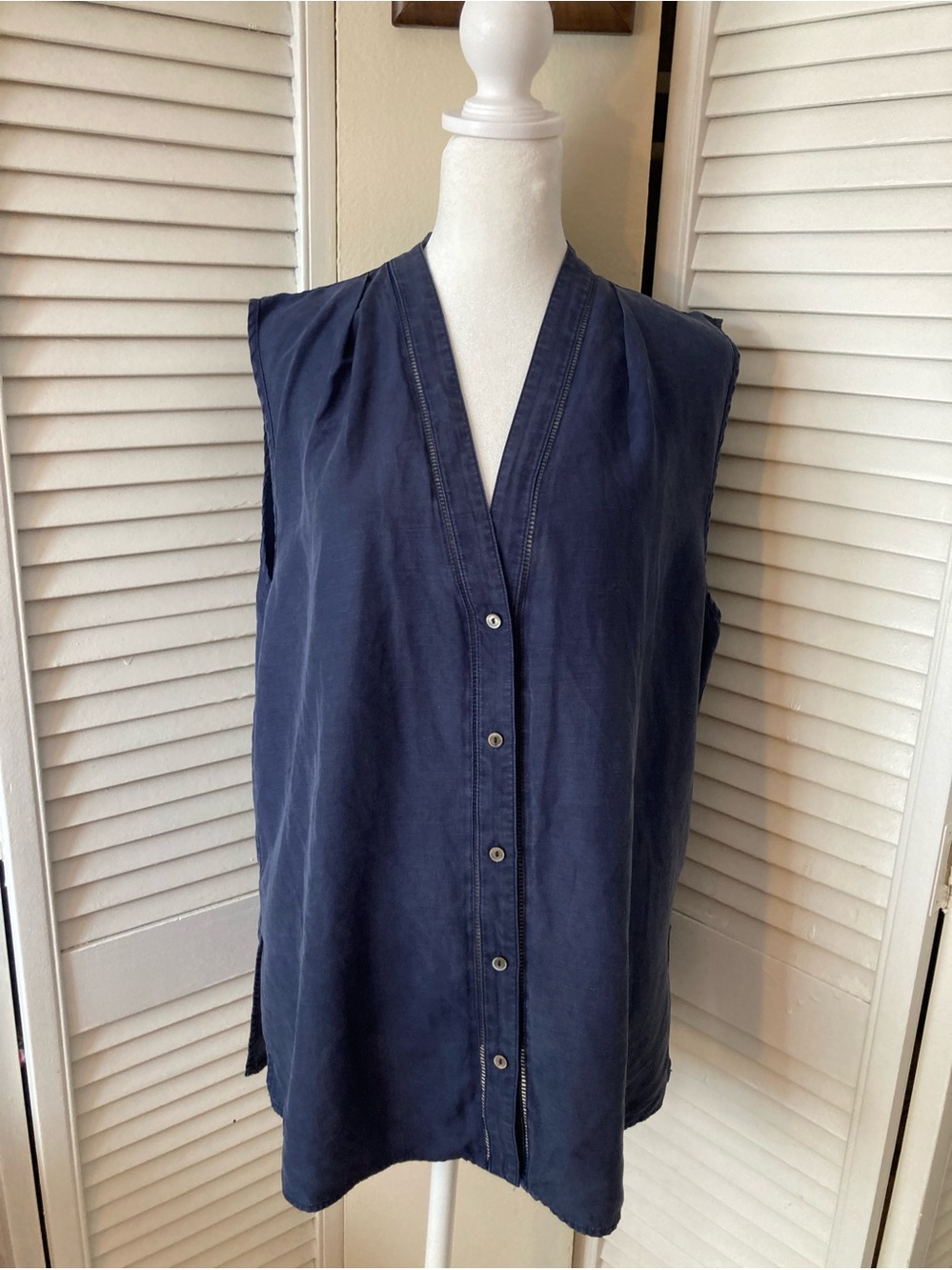 Kobi Halperin Raquel Linen Blend Top L